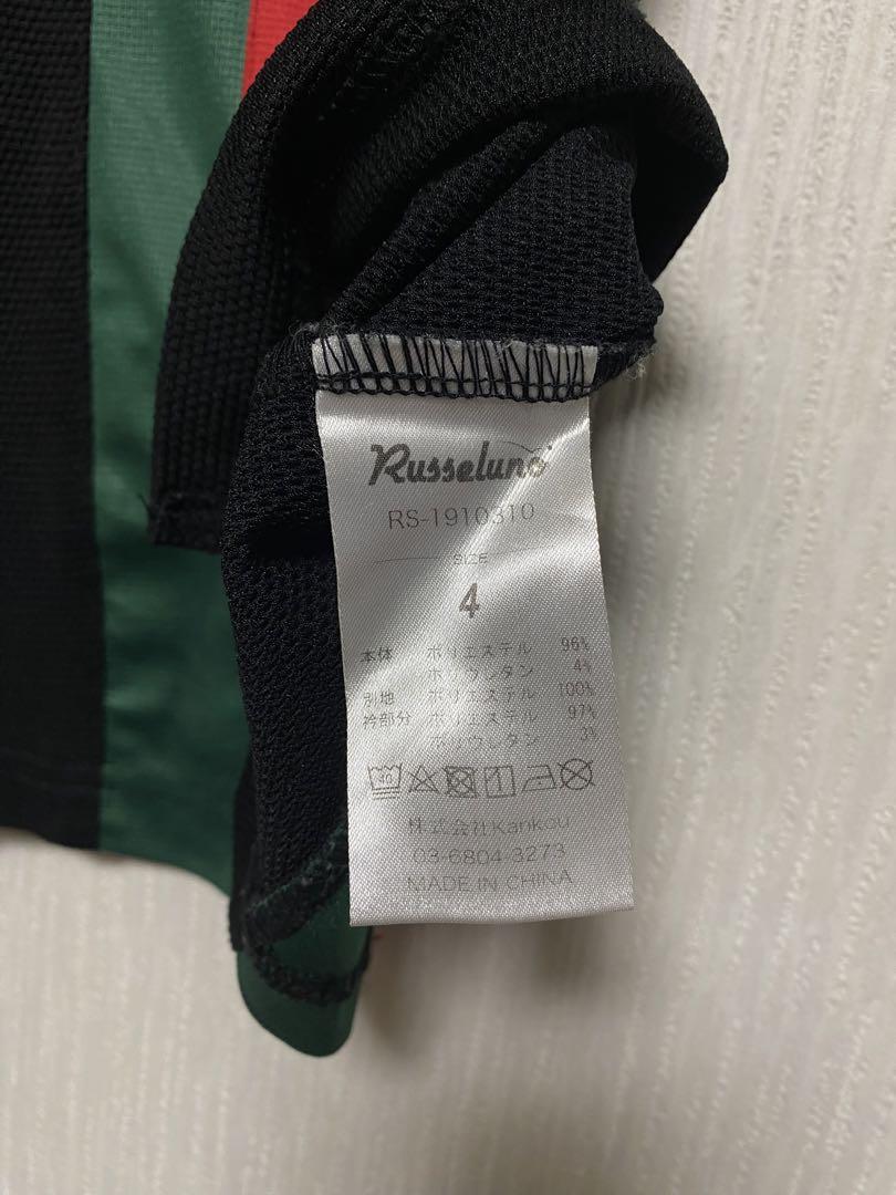 RUSSELUNO ラッセルノ ポロシャツ 黒 サイズ4 RS-1910310
