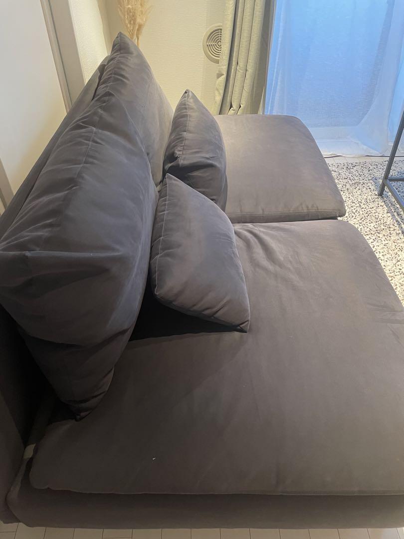 IKEA ソーデルハムン ソファー ダークグレー