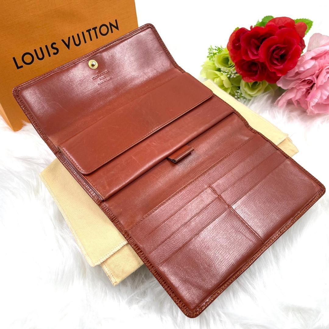 LOUIS VUITTON ルイヴィトン エピ ノワール 長財布 unisex