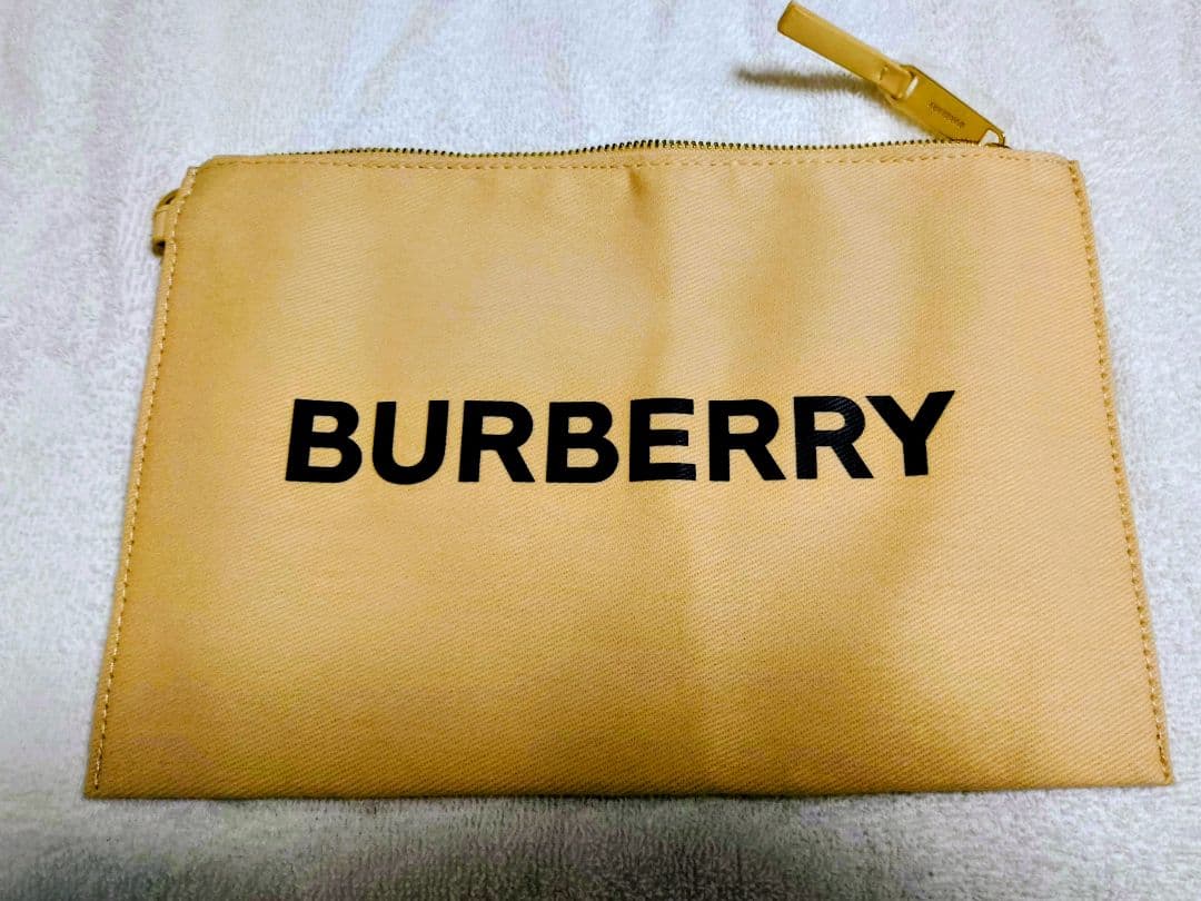 BURBERRY ベージュ ポーチバッグ クラッチバッグ 非売品