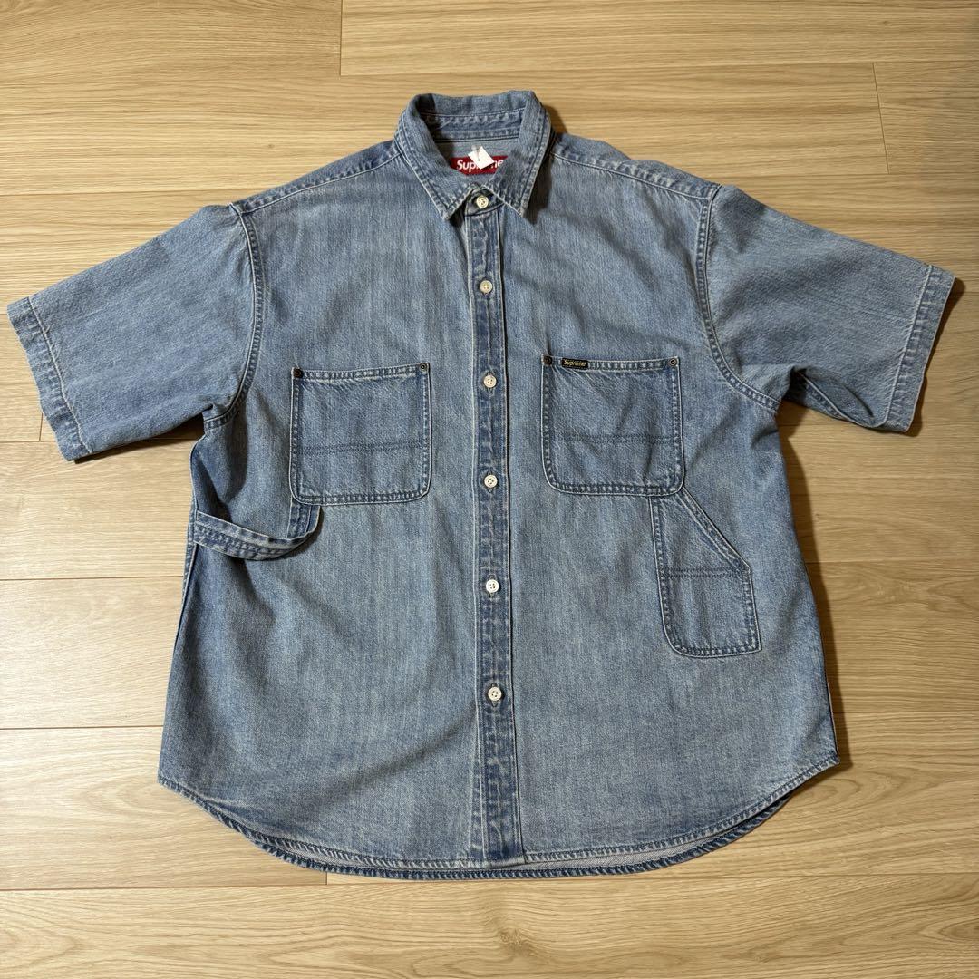 トップス Supreme Loose Fit S/S Denim PainterShirt