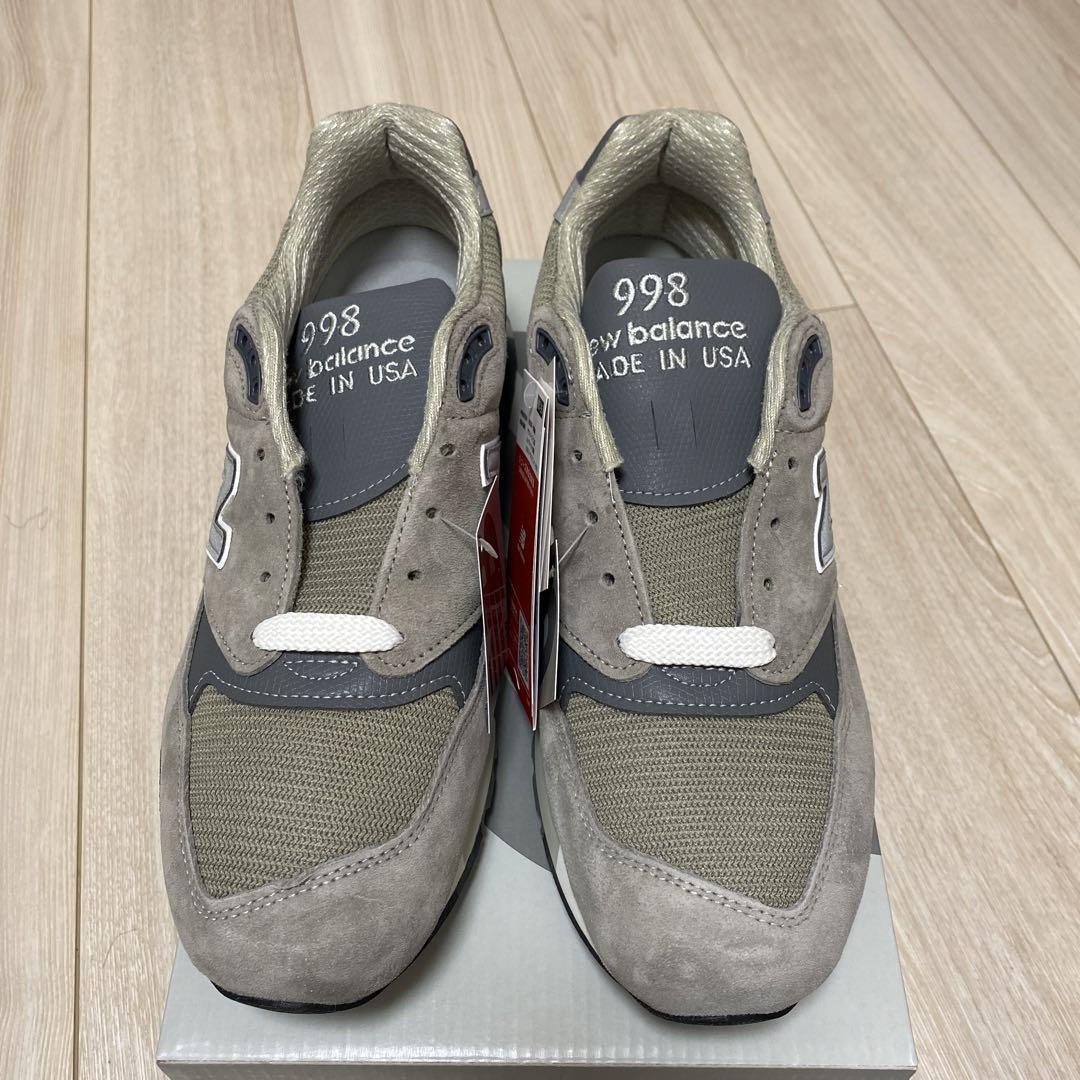 New Balance 998 グレー 27.0 USA 靴