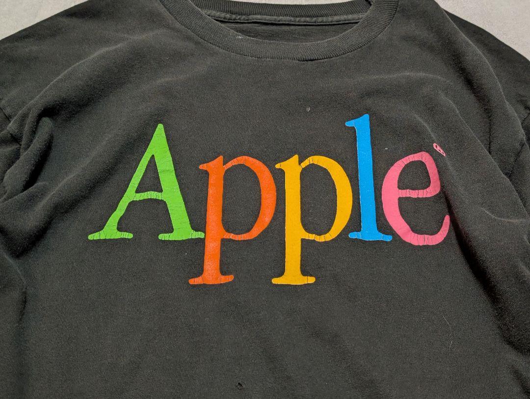 希少 90s Apple アップル ヴィンテージTシャツ 企業物　ブラック