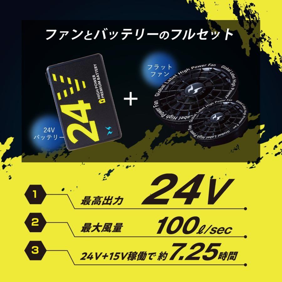【限定】バートル ベスト+サンエス 空調風神服 24Vファンバッテリーセット新作