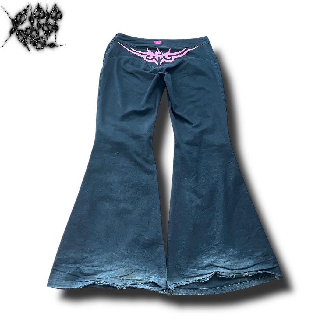 パンツ Cyberdog Pink Cyber Sigilism Flare Pants