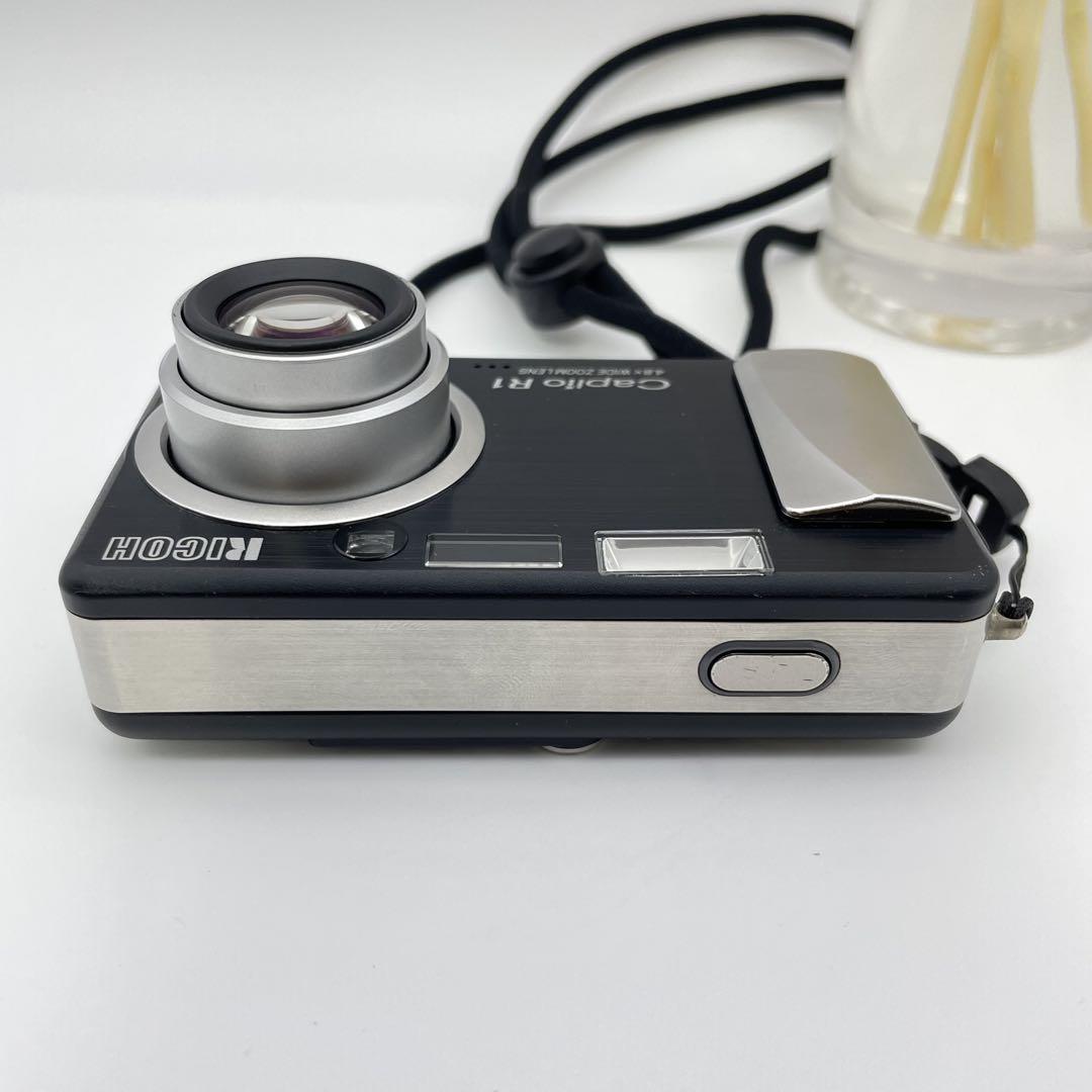 スマホ転送OK✨RICOH Caplio R1✨動作確認済 単三電池 ケース付き