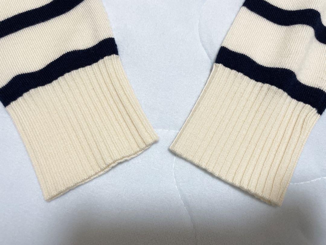 美品】 MONCLER ストライプ柄 ウールセーター