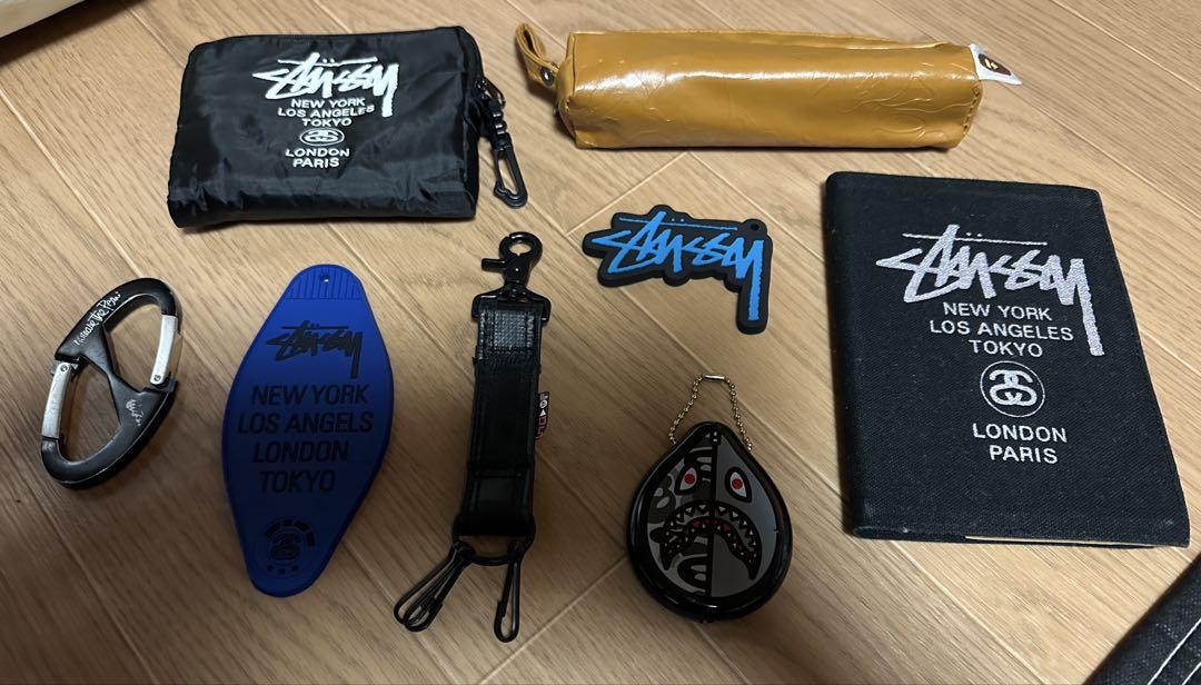 希少 STUSSY キーホルダー BAPE シャーク コインケース まとめ売り