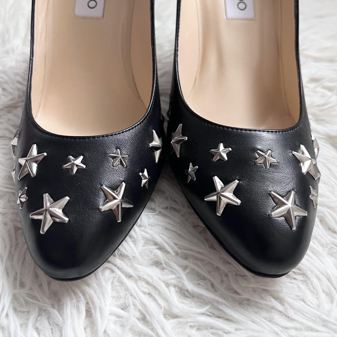 未使用級　JIMMY CHOO GILBERT パンプス スタッズ 37.5 未使用級 JIMMY CHOO GILBERT パンプス スタッズ 37.5