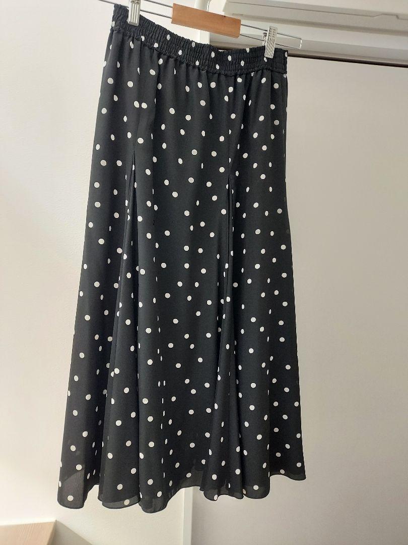 新品【IENA】ドット柄スカート