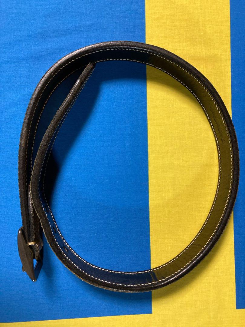 FLAT HEAD  フラットヘッド　パイソン　レザーベルト　30インチ