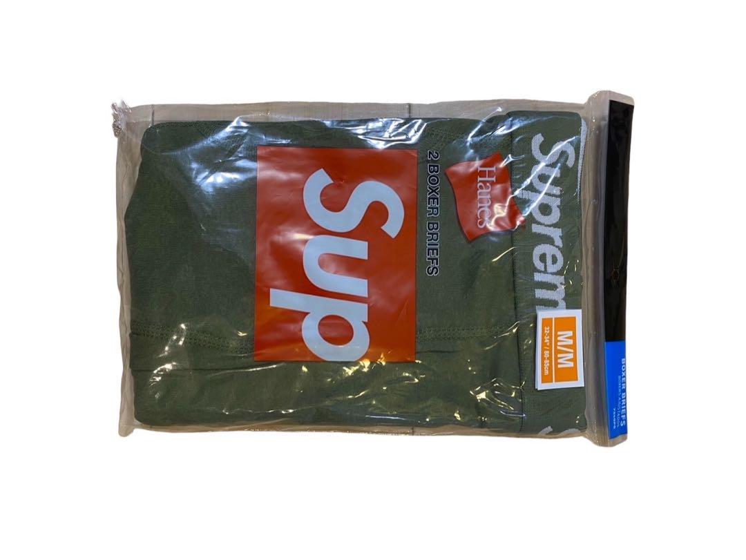 Supreme Supreme/Hanes Boxer Briefs オリーブ