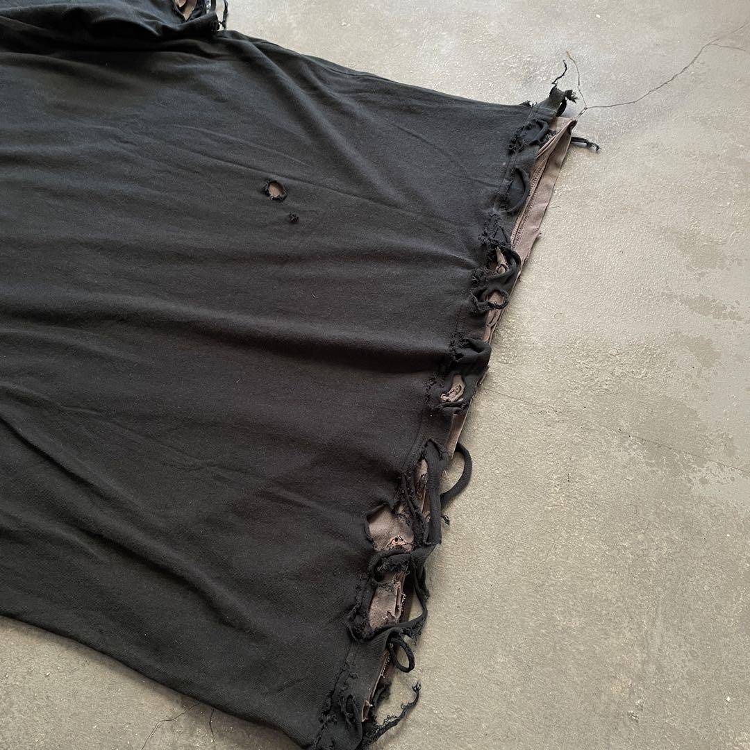黒タグ“オールド”adidas“XL”ブラック”t-shirt