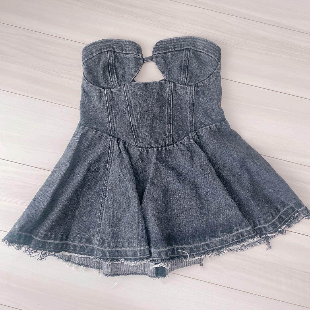 MAISON SPECIAL（メゾンスペシャル）の「Denim Bustier/デニム