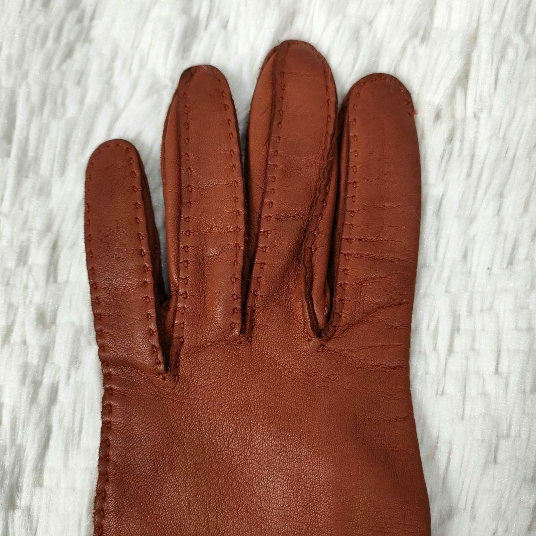 希少品✨HERMES エルメス ボルデュック スターマーク レザーグローブ 手袋