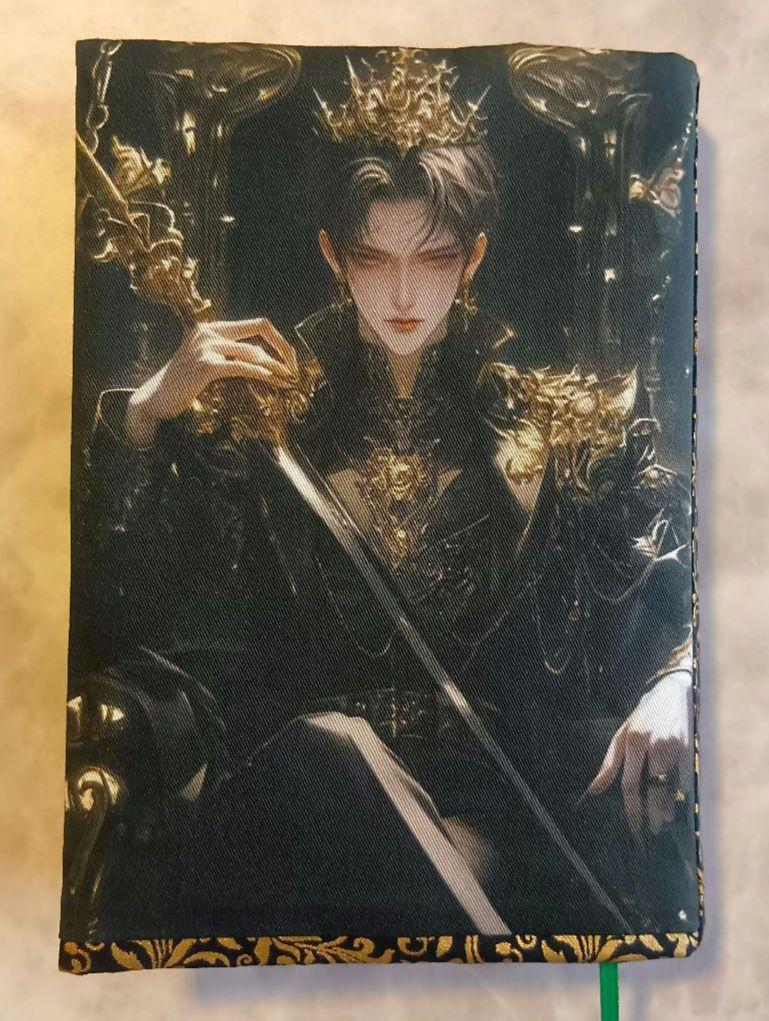 ハンドメイド.イケメン.文庫本サイズ.ブックカバー