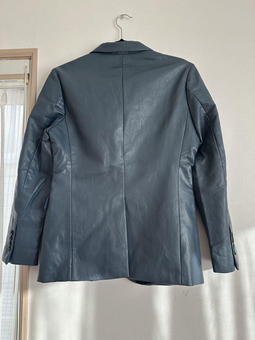 激安！特価品 品質ファッション 高 - グレー ジャケット レザー 【新品】P.S. ジャケット・アウター