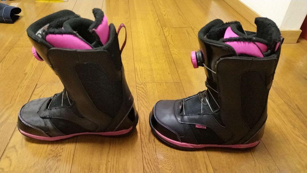 美品 ライドRIDE DONNA 23cmスノーボードブーツ US6 BOAボア