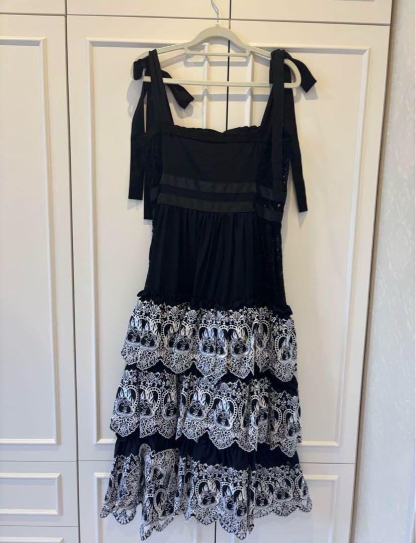 ワンピース rurumu: 21aw burn the rabbit lace OP