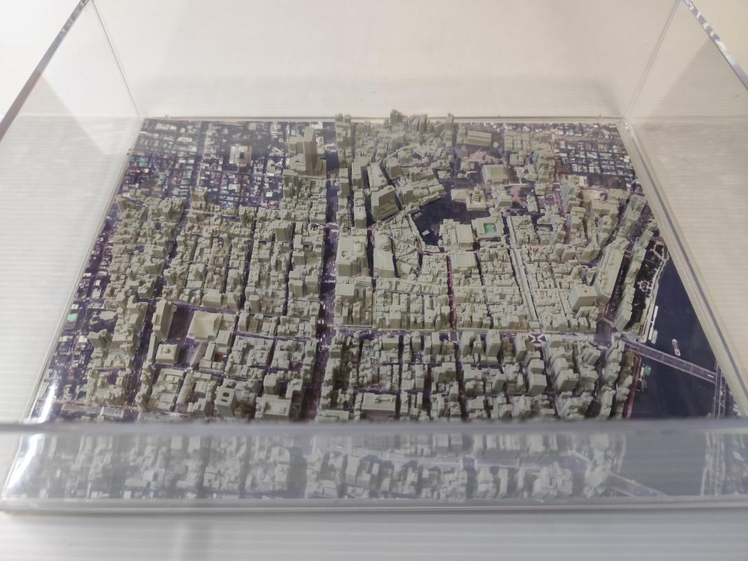 浅草周辺　３D都市データを活用した都市模型　(組み立てキット)