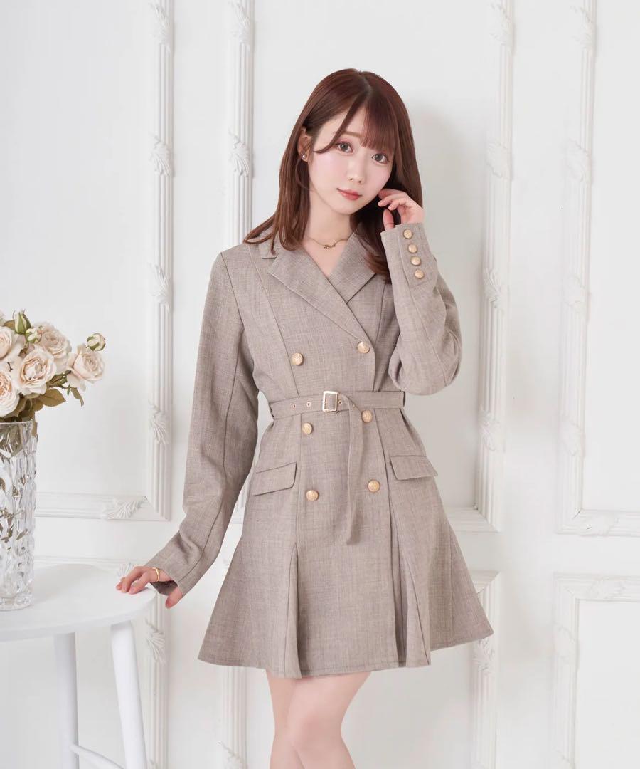 rosemuse tailored jacket one piece ブラウンS