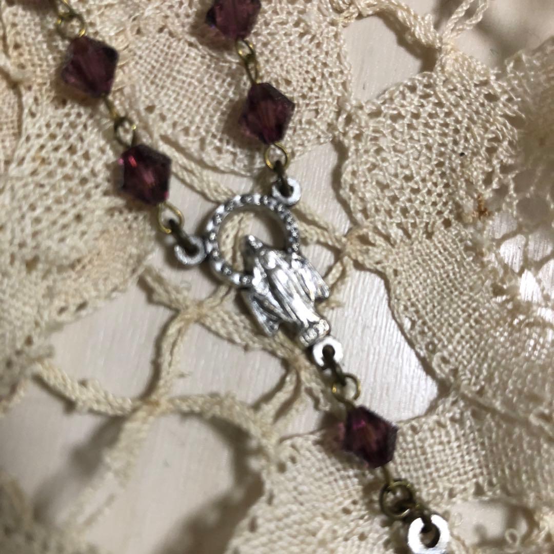 アンティーク ロザリオ ネックレス シルバー アンティーク ロザリオ ネックレス シルバー