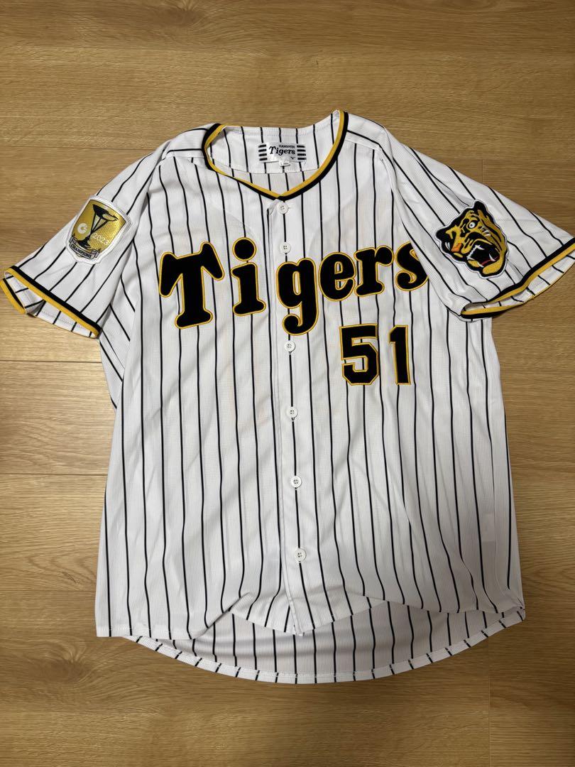 中野拓夢 阪神タイガース レプリカユニフォーム リーグ チャンピオン Lサイズ