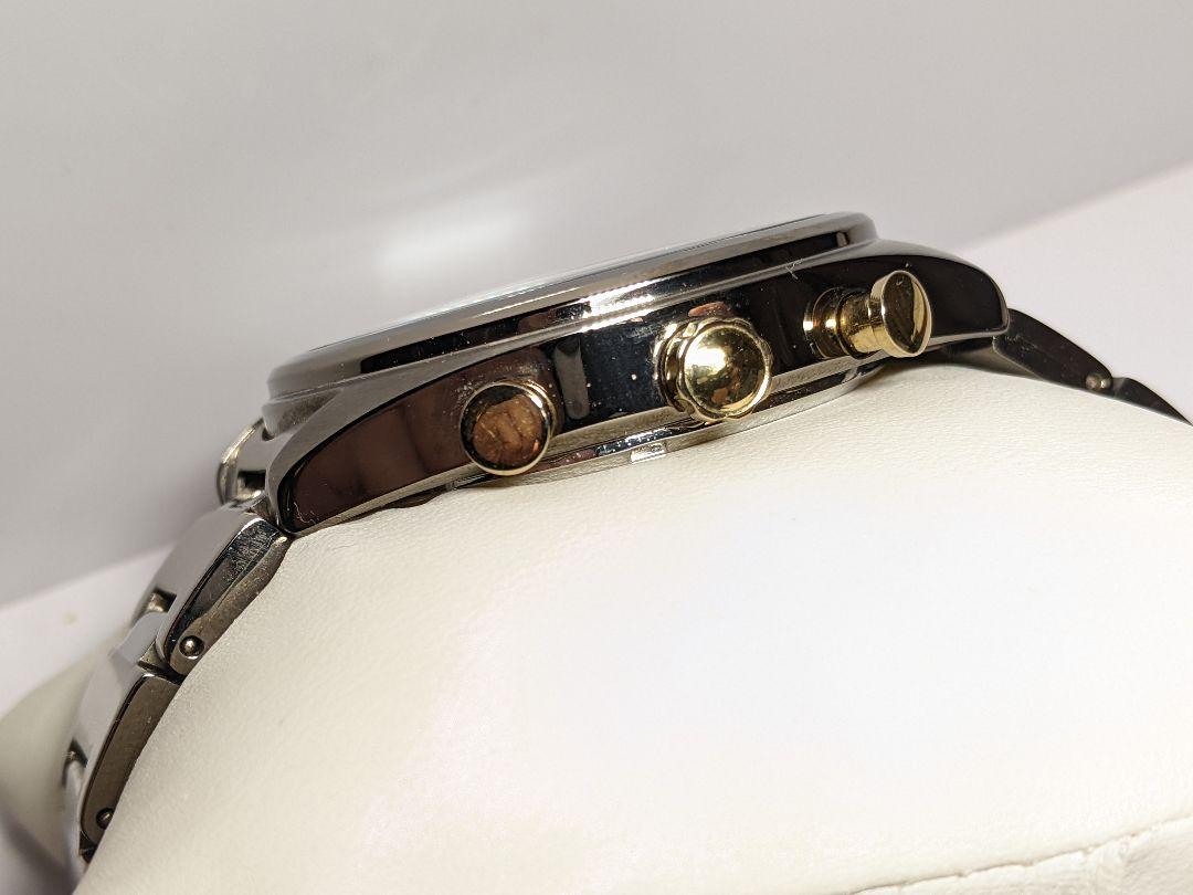 SEIKO セイコー 7T92-0RT0 腕時計/ブラック×チャコールシルバー