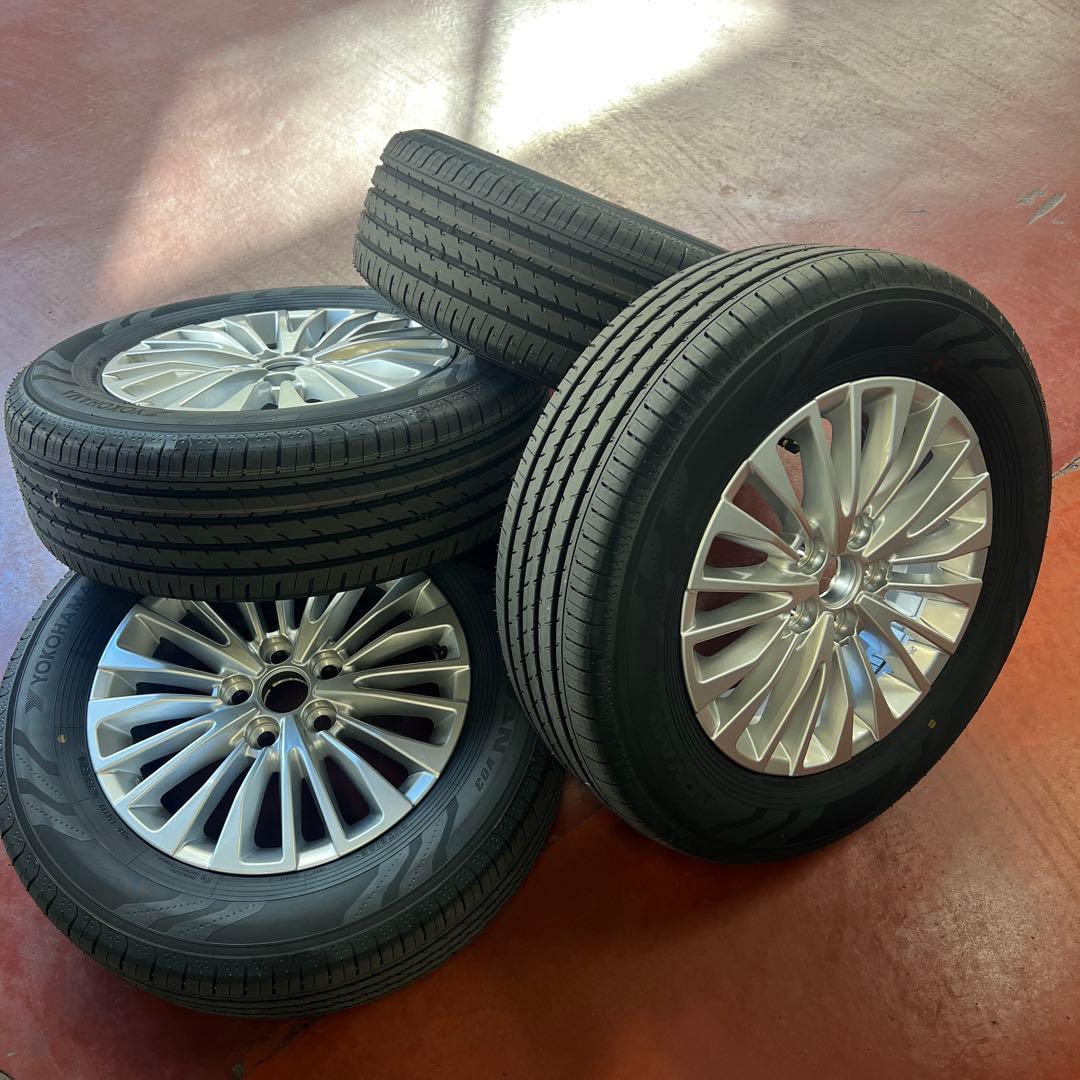 40系 ヴェルファイア 新車外し ヨコハマADVAN 17インチ タイヤセットYokohama