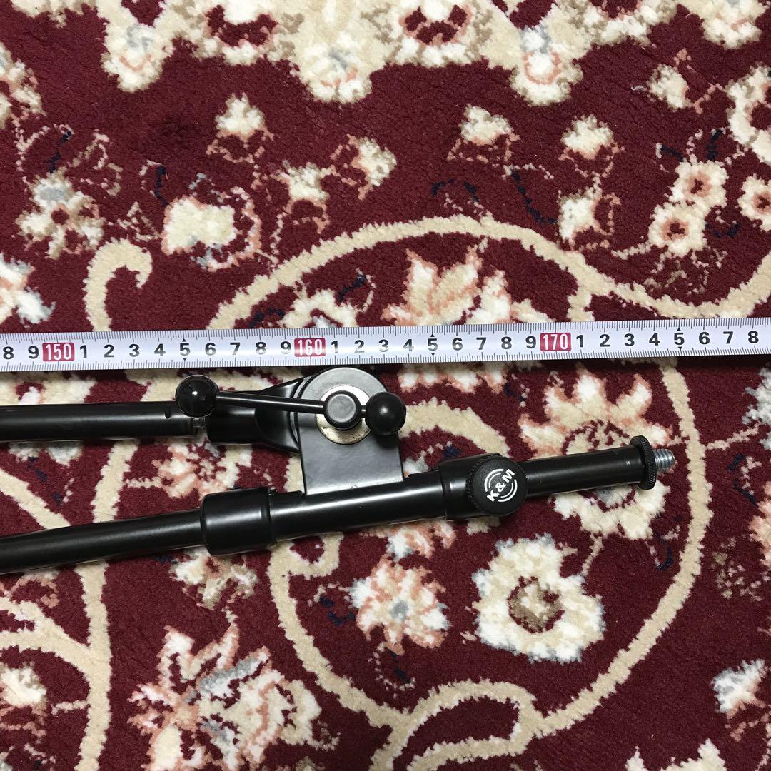 K＆M スピーカースタンド ライトスタンド 三脚 マイクスタンド ドイツ製