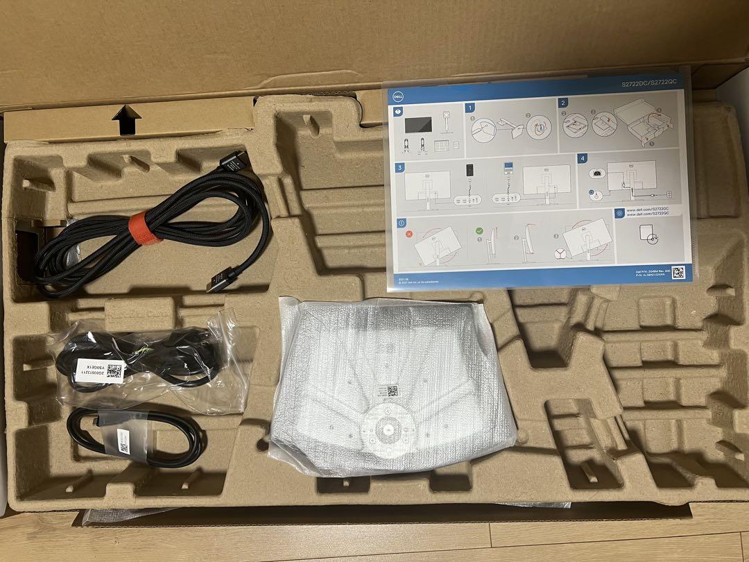 【美品】Dell 27 4K モニター （S2722QC）＋HDMIケーブル3m