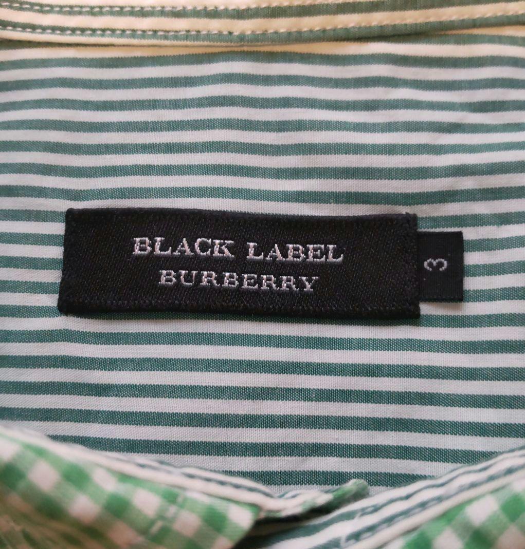 BURBERRY BLACK LABEL 七分袖シャツ メンズ サイズ3
