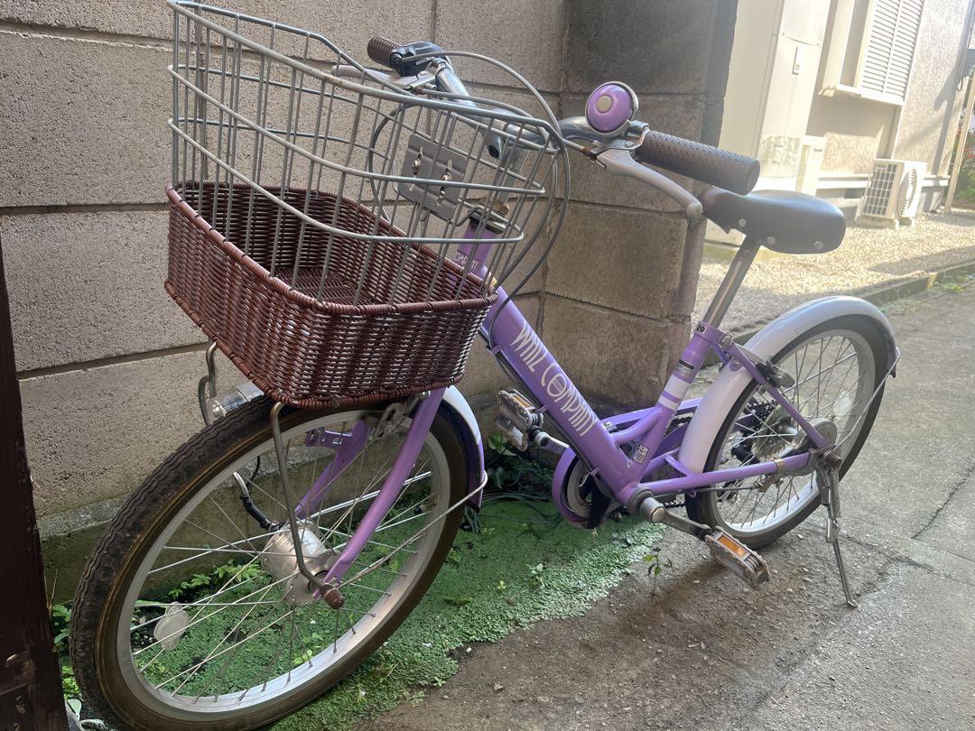 電動アシスト自転車 シティタイプ 紫 電動アシスト自転車 シティタイプ 紫