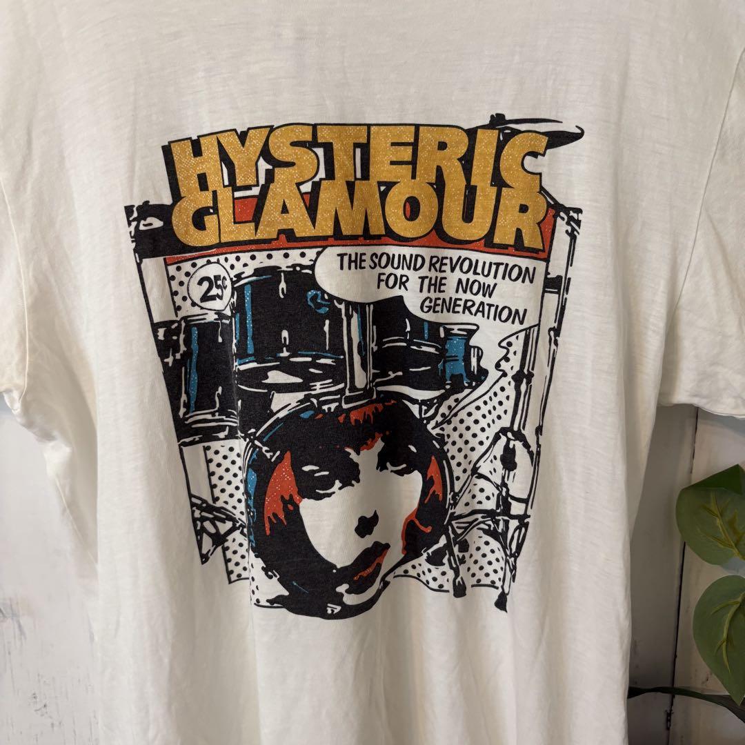 希少デザイン】 ヒステリックグラマー ビッグプリント Tシャツ