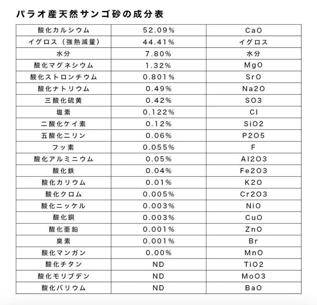 【天然】パラオ産 珊瑚砂 8kg 極細サイズ
