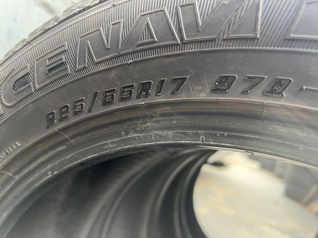 ミルムGOOD YEARスタッドレス225／55R17 97Q超深溝