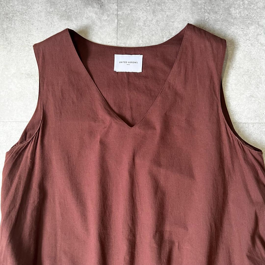 ✨美品✨ユナイテッドアローズ ノースリーブ ロングティアード