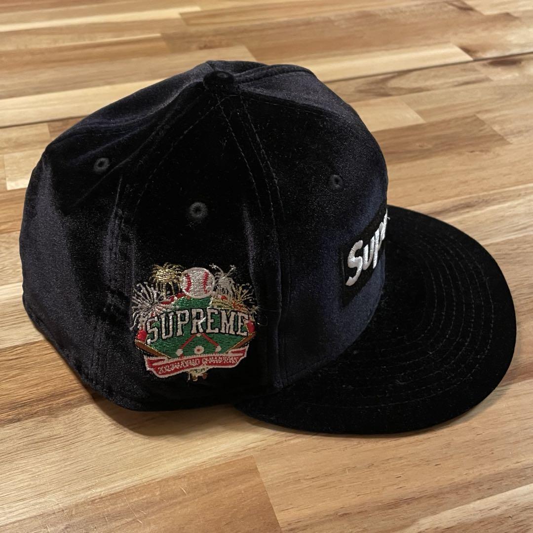Supreme Velour Box Logo New Era７3/8
