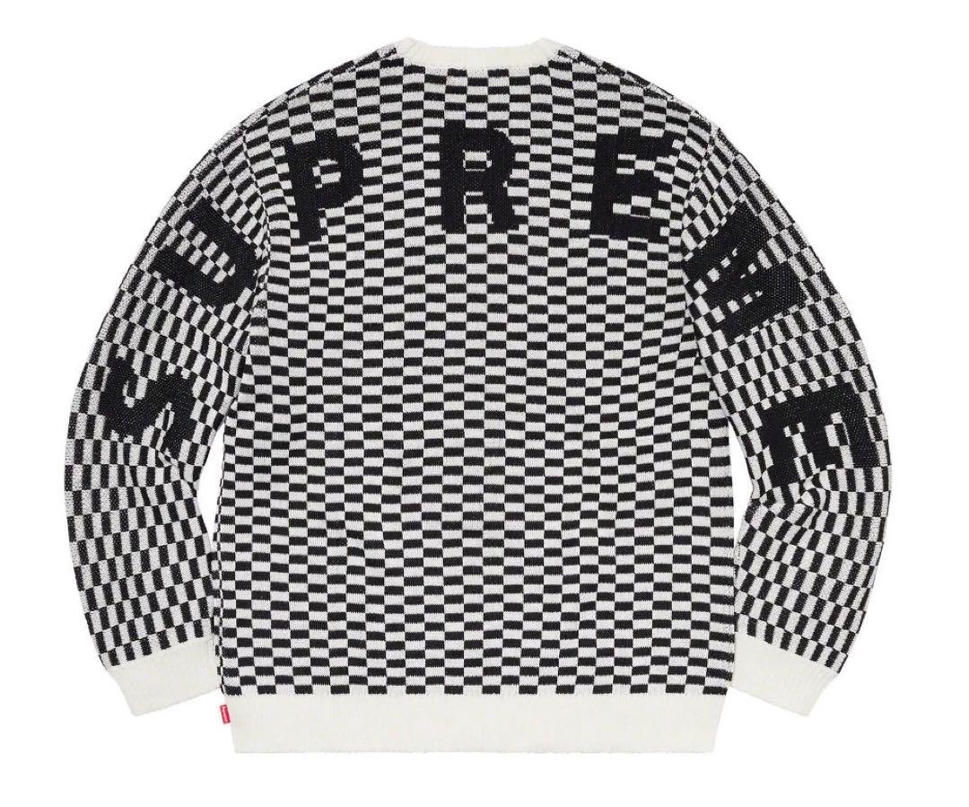 トップス SUPREME 20SS Back Logo Sweater White M