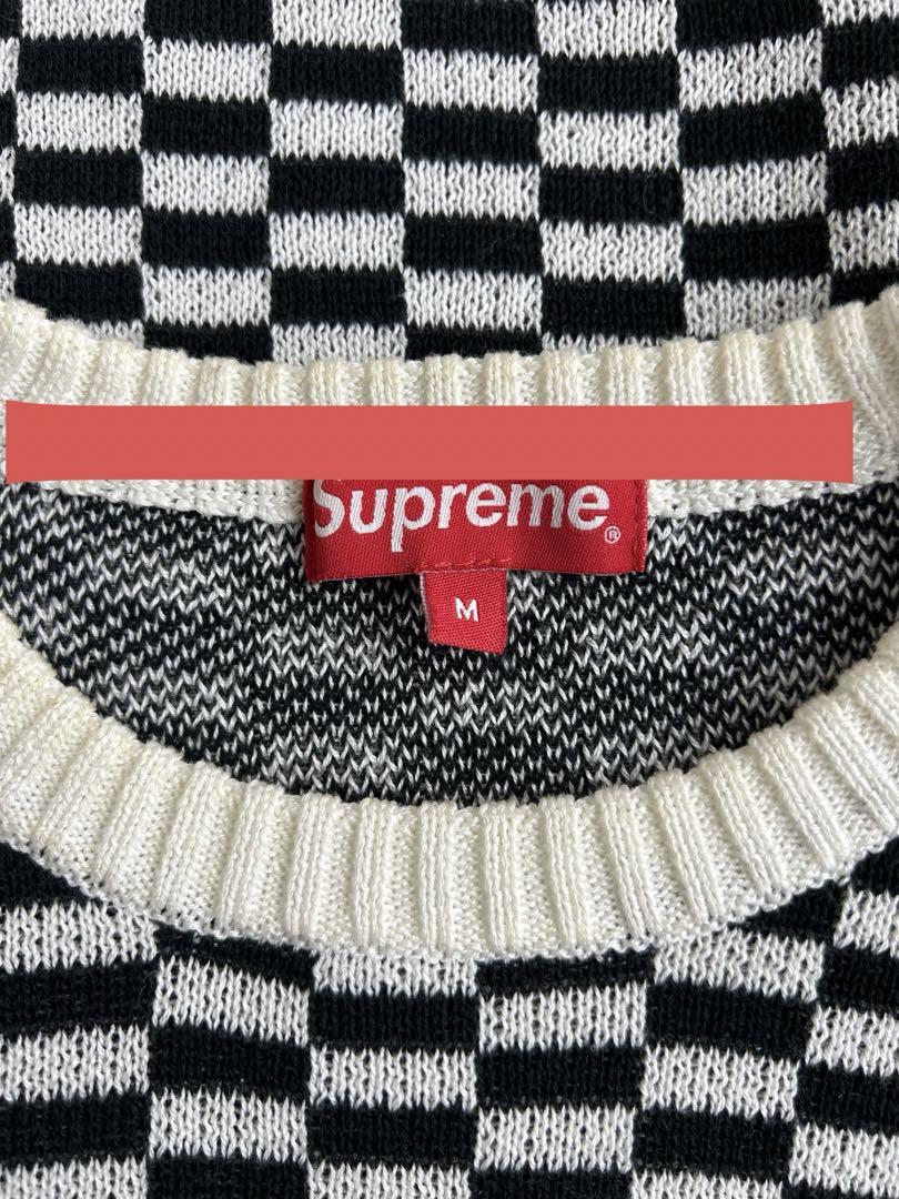 トップス SUPREME 20SS Back Logo Sweater White M