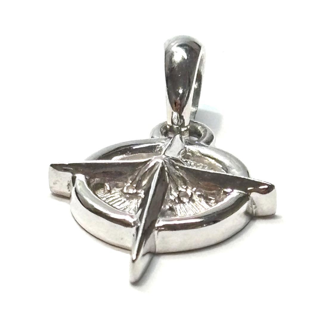 新品未使用 SAAD サード アラベスク コンパス シルバーペンダントトップ