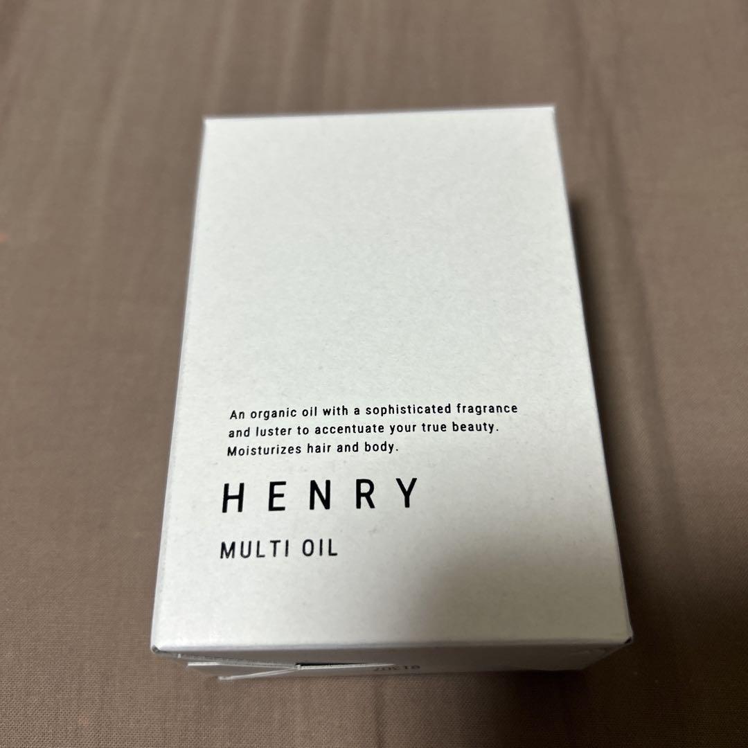 【新品未使用】HENRYMULTI OILオーガニックヘアオイル ノーブルブーケ