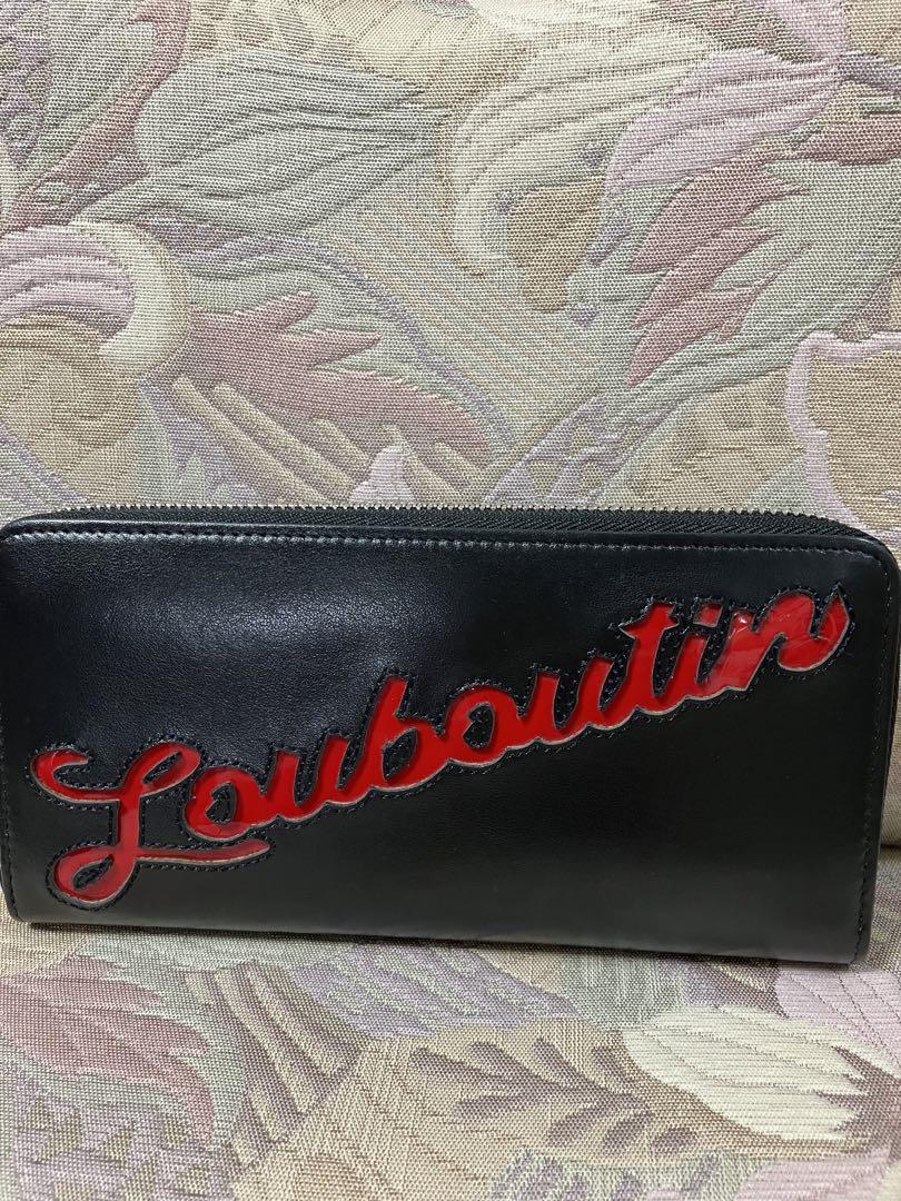 Louboutin 長財布 黒 レザー