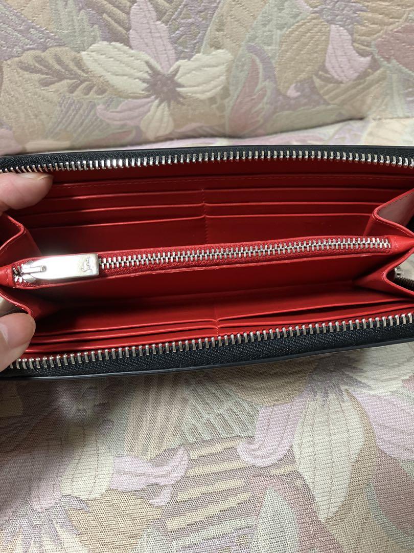 Louboutin 長財布 黒 レザー