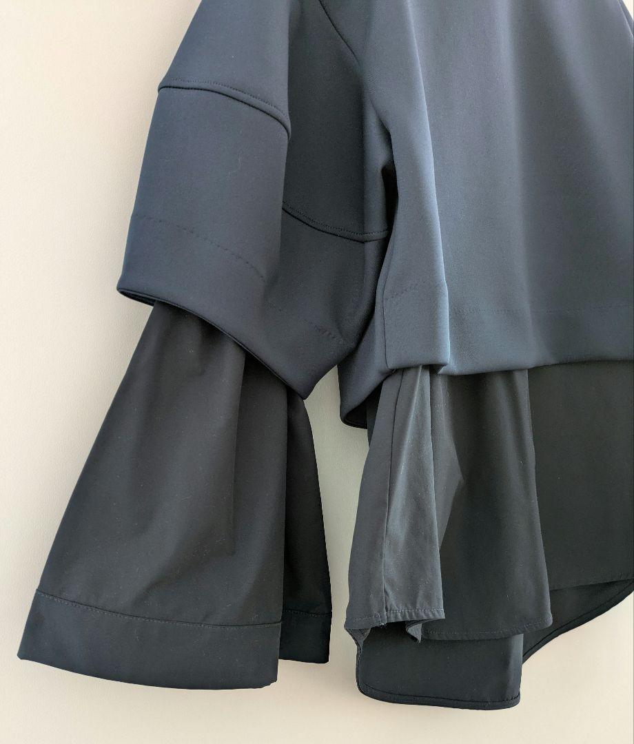 タグ付き】emmiatelier 金子綾 ダンボールクロップドセット ネイビー