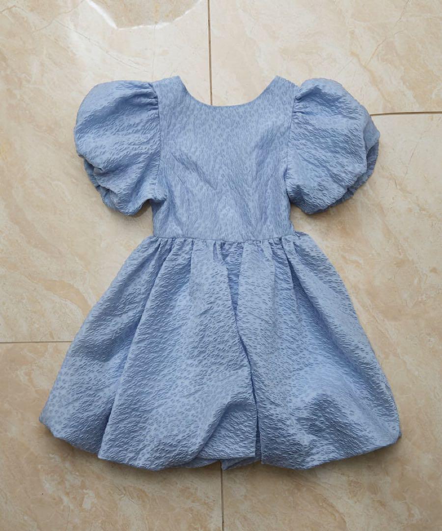 ワンピース \"Balloon flower\" jacquard one-piece