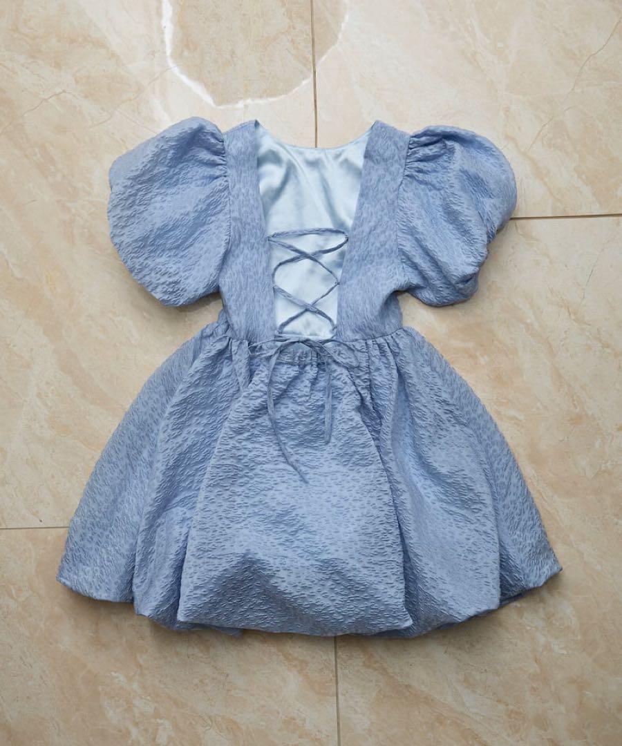 ワンピース \"Balloon flower\" jacquard one-piece