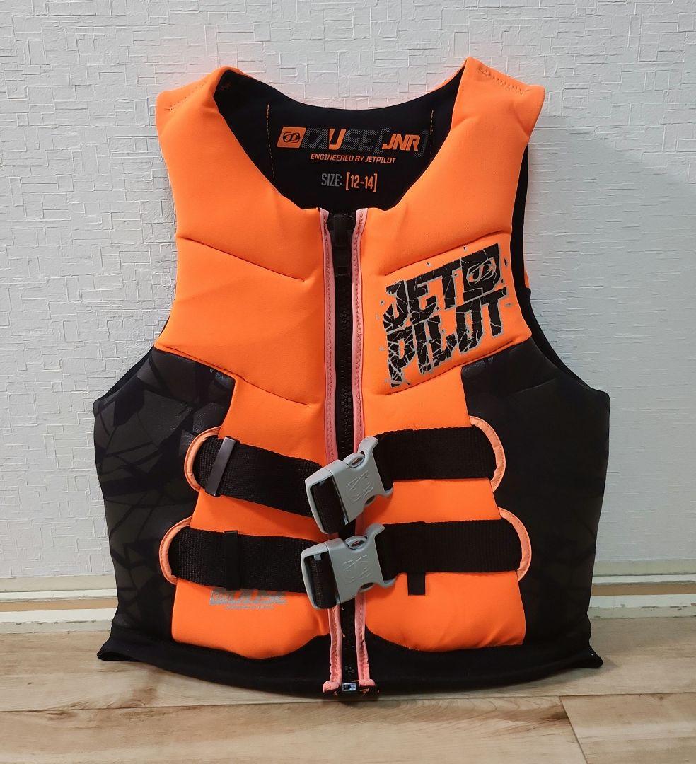 ジェットパイロット ライフジャケット Mサイズ オレンジ JETPILOT ライフジャケット 12-14サイズ - メルカリ