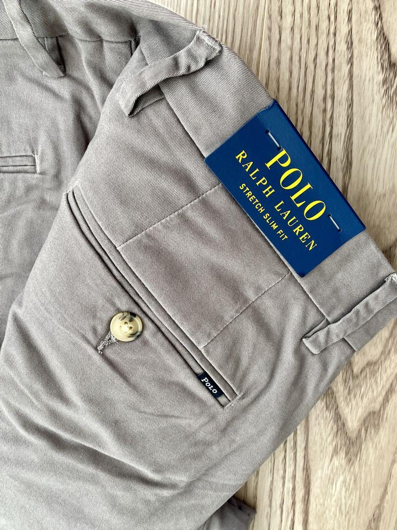 新品POLO RALPH LAURENストレッチ スリム フィット チノ パンツ