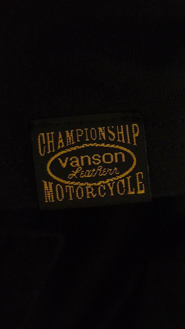 廃盤！vanson バンソン×フィリックスコラボ 刺繍 長袖 シャツ XL 黒